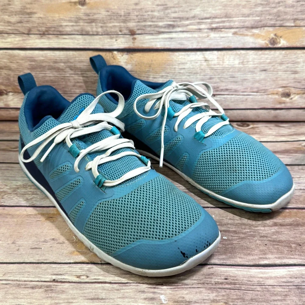 Xero Shoes Forza Runner in Porcelain Blue/Peacoat Womens Barefoot Sneakers 8
